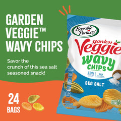 Sensible Portions 30% less fat on-pack claim suggests a lighter snack.