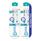 Sensodyne Pronamel medium toothbrush with DuoFlex neck for gentle enamel-friendly cleaning.