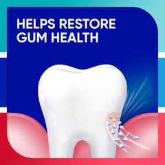 Enamel rehardening concept shown by glossy tube surface and cool mint color.