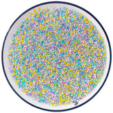 Sentovac Pastel Nonpareils Sprinkles bottle adds a vibrant finishing touch to cakes