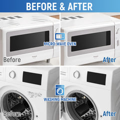 SENVEN white appliance paint covers scratches for a smoother look.