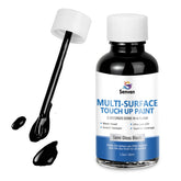 SENVEN Black Touch Up Paint Pen cap close-up with precise brush tip for detail work.