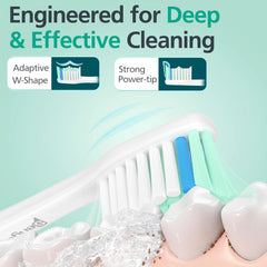 Senyum Philips Sonicare end-rounded tips for gentler gum contact during brushing
