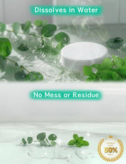 SEONNIX steamers on shower floor activating fragrance for a quick refresh