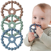 Seposeve ring teether sun texture for soothing gums and teething exploration