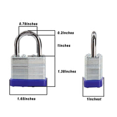 SEPOX Trinity padlock showing compact uncuttable shackle for tight spaces.