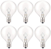 SerBion 40W E12 round bulb for chandeliers with warm glow