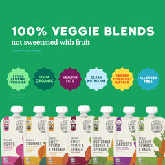Serenity Kids Veggie Powerhouse Pouch highlighting veggies and fats.