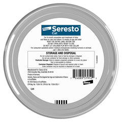 Closeup of Seresto collar material highlighting lightweight, non-greasy wear.