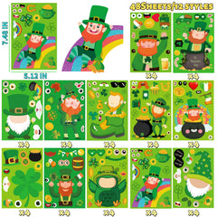 Sesunbla St Patrick's Day sheet ideal for DIY decor and gifts