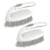 SetSail heavy-duty scrub brush, front view, sturdy bristles for tough stains.