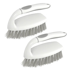 SetSail heavy-duty scrub brush, front view, sturdy bristles for tough stains.