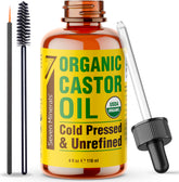 Seven Minerals castor oil for eyelashes; conditioning for a fuller, healthier look.