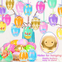SevenQ eggs feature a secure hinge for easy opening and closure.