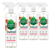 Seventh Generation all-purpose cleaner bottle front with Morning Meadow scent, ready for daily cleaning.