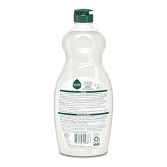 Seventh Generation Chamomile & Lemon pour demonstrates easy rinsing after grease