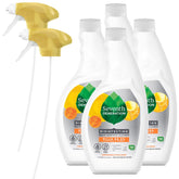 Seventh Generation Lemongrass Citrus cleaner bottle in a 4-pack for daily disinfection