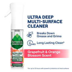 Label shows Grapefruit & Orange scent from essential oils