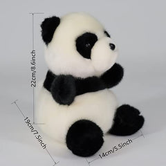 Sew Butiful Panda 8.6-inch plush hug, ideal for bedtime comfort.