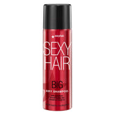 SexyHair Big Dry Shampoo bottle absorbing oils for refreshed hair.