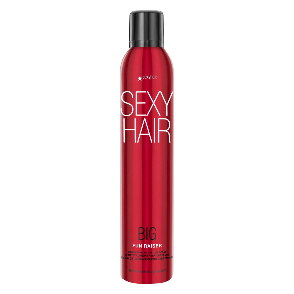 SexyHair Big Fun Raiser bottle front showing volumizing formula for fuller hair.
