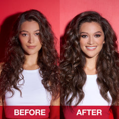 SexyHair Big Spray & Stay label graphic highlights humidity resistance.