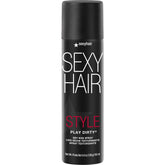 SexyHair Style Play Dirty Dry Wax Spray bottle showing texture and hold.