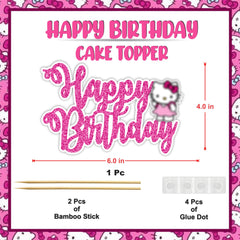 Seyal cute cartoon cat cake decor for quick, stylish dessert table enhancement
