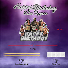 Seyal WWWE topper features bold wrestling graphics for wrestling fans.