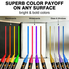 SFAIH 6mm chisel-tip chalk marker for broad strokes and headings.