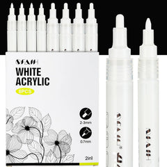 SFAIH acrylic white paint pen cap close-up for precise detailing