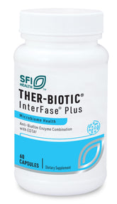 SFI Health Interfase Plus bottle overview showing packaging and dosage options