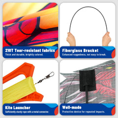 SGftre kite assembly guide, quick setup in under five minutes