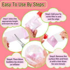 Shaguanchang Nano Tape Bubble Kit colorful clays for versatile DIY projects.