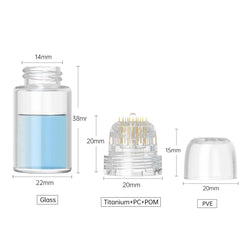 Shake Beauty serum applicator bottle top in action for easy loading and use.