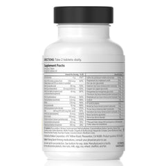 Close-up of Shaklee Vita-Lea Gold tablets highlighting high-potency multivitamin benefits for adults 50+.