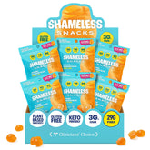 Shameless Orange Blossom gummy pack, a keto-friendly, low-sugar treat for on-the-go.