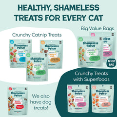Shameless Pets Catnip N Chill closeup of bite-sized treats