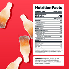 Shameless So Cool Cola Gummy pack, convenient wrapped snack for keto-friendly snacking.