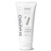 Shapiro MD Vegan Hair Growth Shampoo bottle promoting healthier-looking hair.