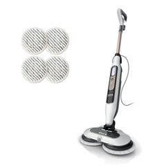 Shark Steam & Scrub front view showing ergonomic design for comfortable cleaning