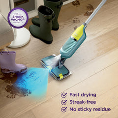 Shark VACMOP Pet odor neutralizing technology cleans odors on sealed floors