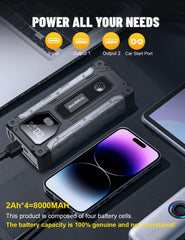 Sharmeal dual USB outputs charge devices on the go.