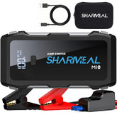 Sharmeal Jump Starter 5000A front view showing compact power for roadside starts