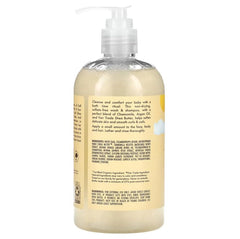 SheaMoisture frankincense and myrrh infusion for calming bath time.