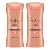 Sheamoisture Fresh Coconut & Hibiscus deodorant application for daily freshness.