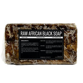 Sheanefit African Black Soap bar for face, cleanses and exfoliates gently.