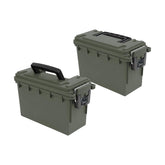 Sheffield 12791 ammo storage box 2-pack keeps bullets organized for hunting