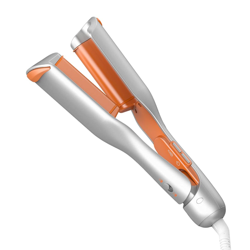SHEGLAM Deep Waver 0.75-inch front view creates smooth, defined waves on short hair
