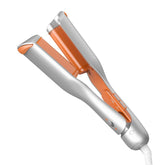 SHEGLAM Deep Waver 0.75-inch front view creates smooth, defined waves on short hair